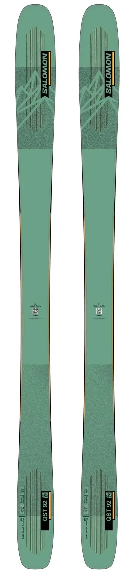 2023 Salomon QST 92 Snow Skis
