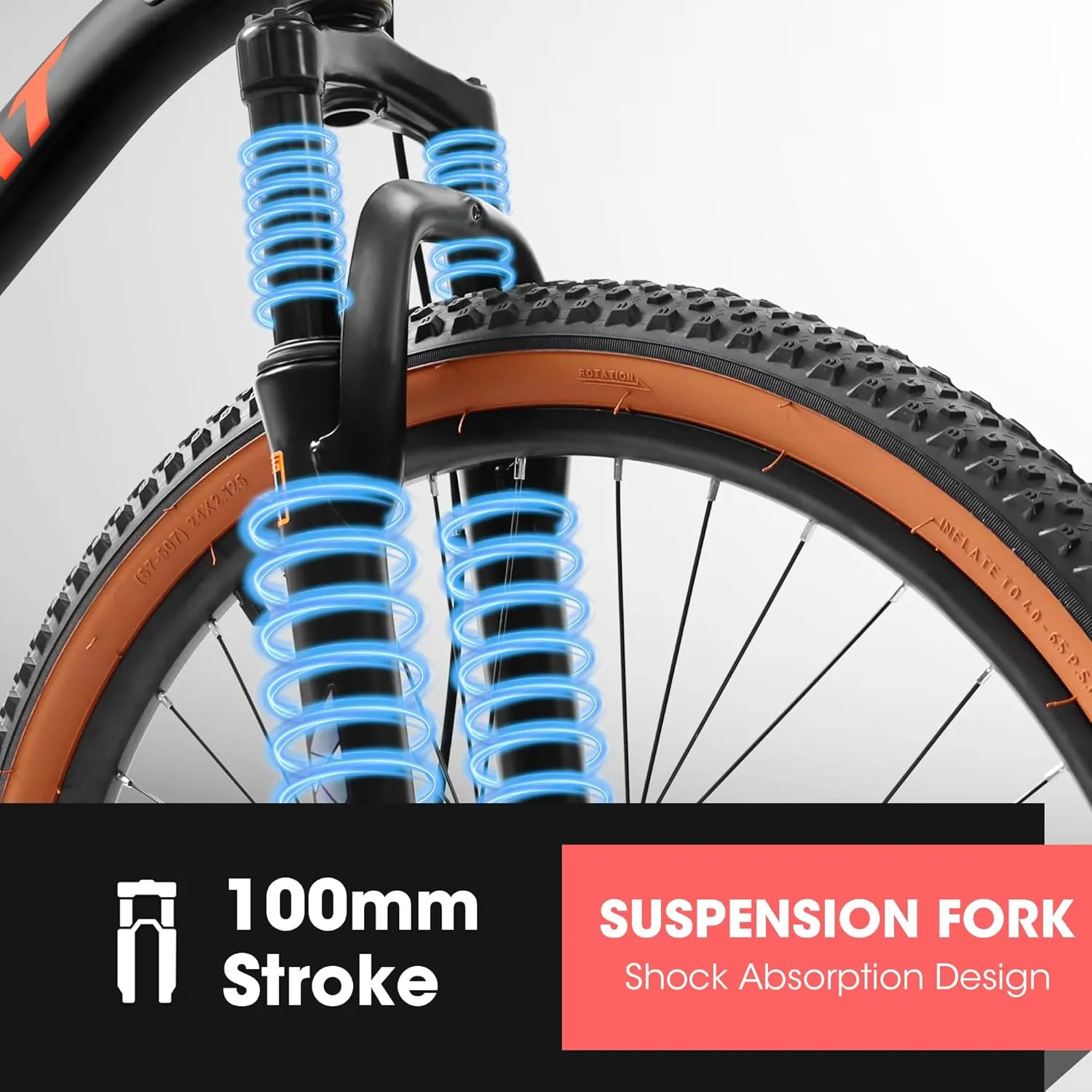 24/26/27.5 Inch, Dual Full Suspension Mountain Bike, 21 Speed Summer Travel, Mens Womens Outdoor Cycling Commuting City Bike to School Work, Birthday Gifts Bicycles