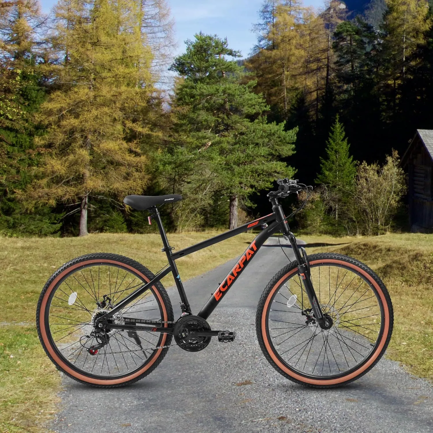 24/26/27.5 Inch, Dual Full Suspension Mountain Bike, 21 Speed Summer Travel, Mens Womens Outdoor Cycling Commuting City Bike to School Work, Birthday Gifts Bicycles