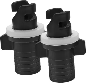 2pcs Inflatable Boat Valve Adapter Air Pump Hose Connector for Kayak Sup Lightweight Portable Efficient Inflation for Boards Inflatable Boats