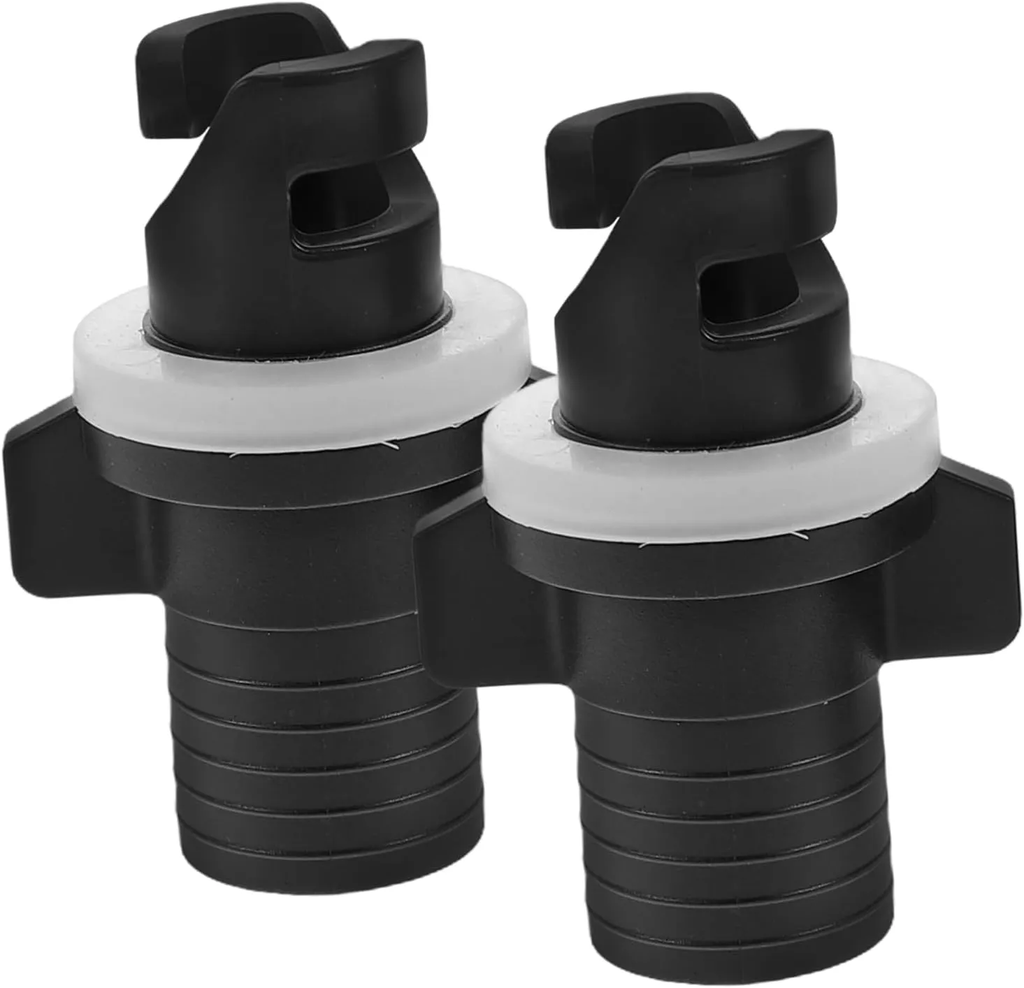 2pcs Inflatable Boat Valve Adapter Air Pump Hose Connector for Kayak Sup Lightweight Portable Efficient Inflation for Boards Inflatable Boats