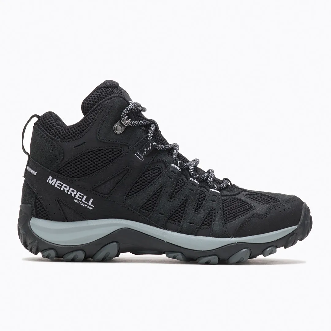 Accentor 3 Mid Waterproof-Black Womens Hiking Shoes