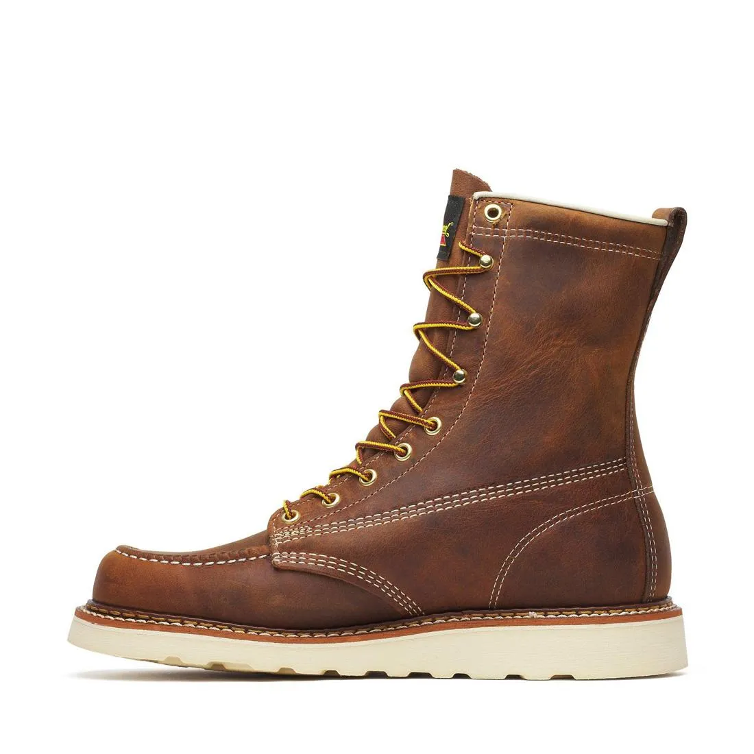 American Heritage 8" Moc Toe Boot Maxwear Wedge Trail Crazy Horse