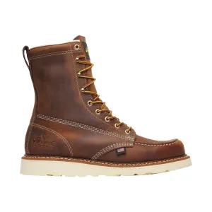American Heritage 8" Moc Toe Boot Maxwear Wedge Trail Crazy Horse