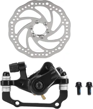 Bike Disc Brake Set Rear Disc Brake Caliper with 160mm Rotor Mountain Bike Flange Disc Brake Kit Brake Accessories for Mountain Bike