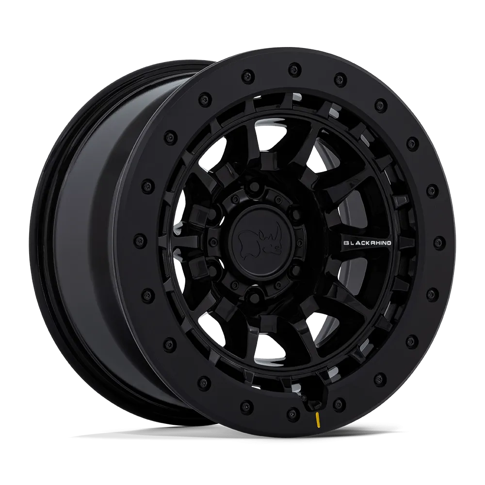 Black Rhino BR016 Tusk 17X8.5 6X135 -10mm Gloss Black
