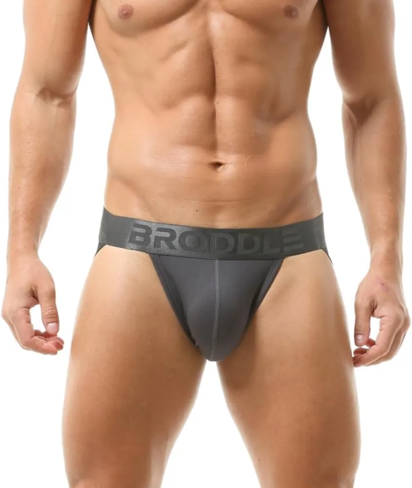 BRODDLE Men's Jockstrap Athletic Supporter Male Active Sport Jock Straps Underwear