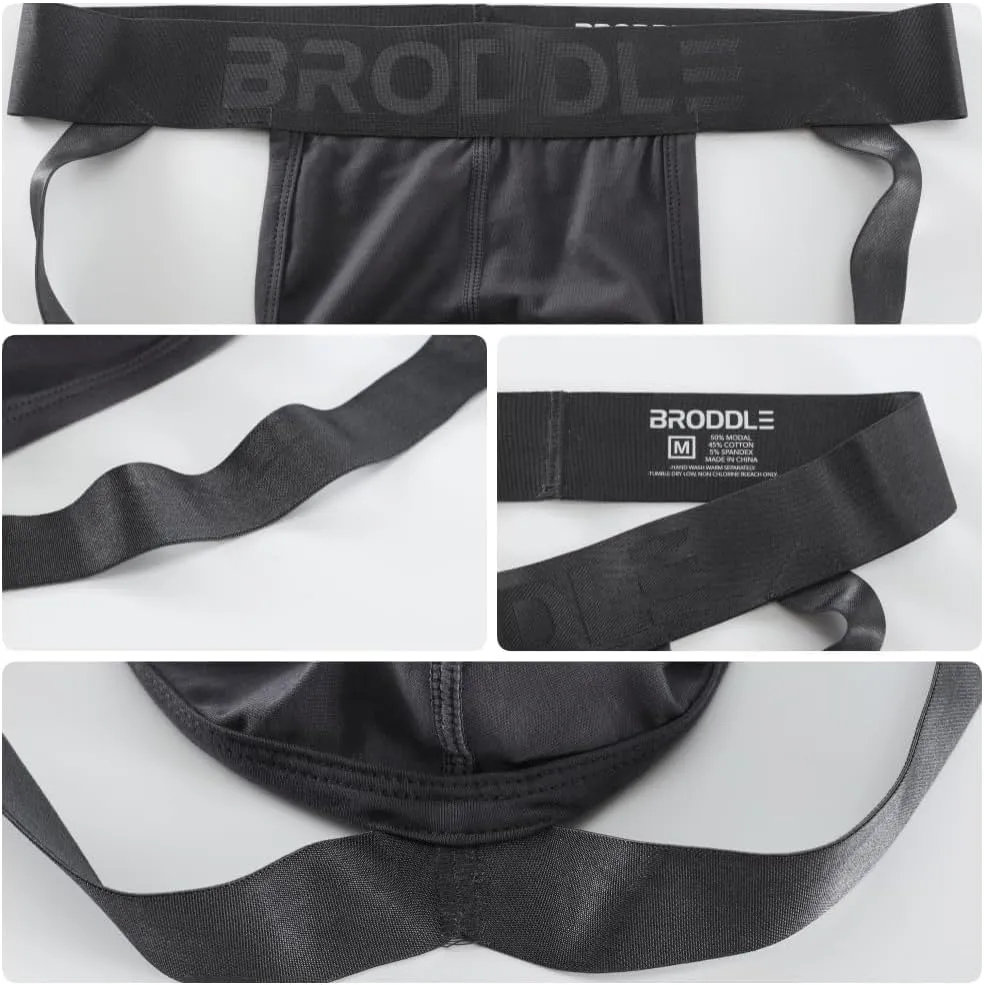 BRODDLE Men's Jockstrap Athletic Supporter Male Active Sport Jock Straps Underwear