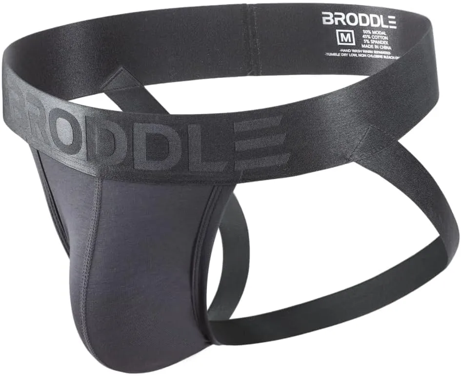 BRODDLE Men's Jockstrap Athletic Supporter Male Active Sport Jock Straps Underwear