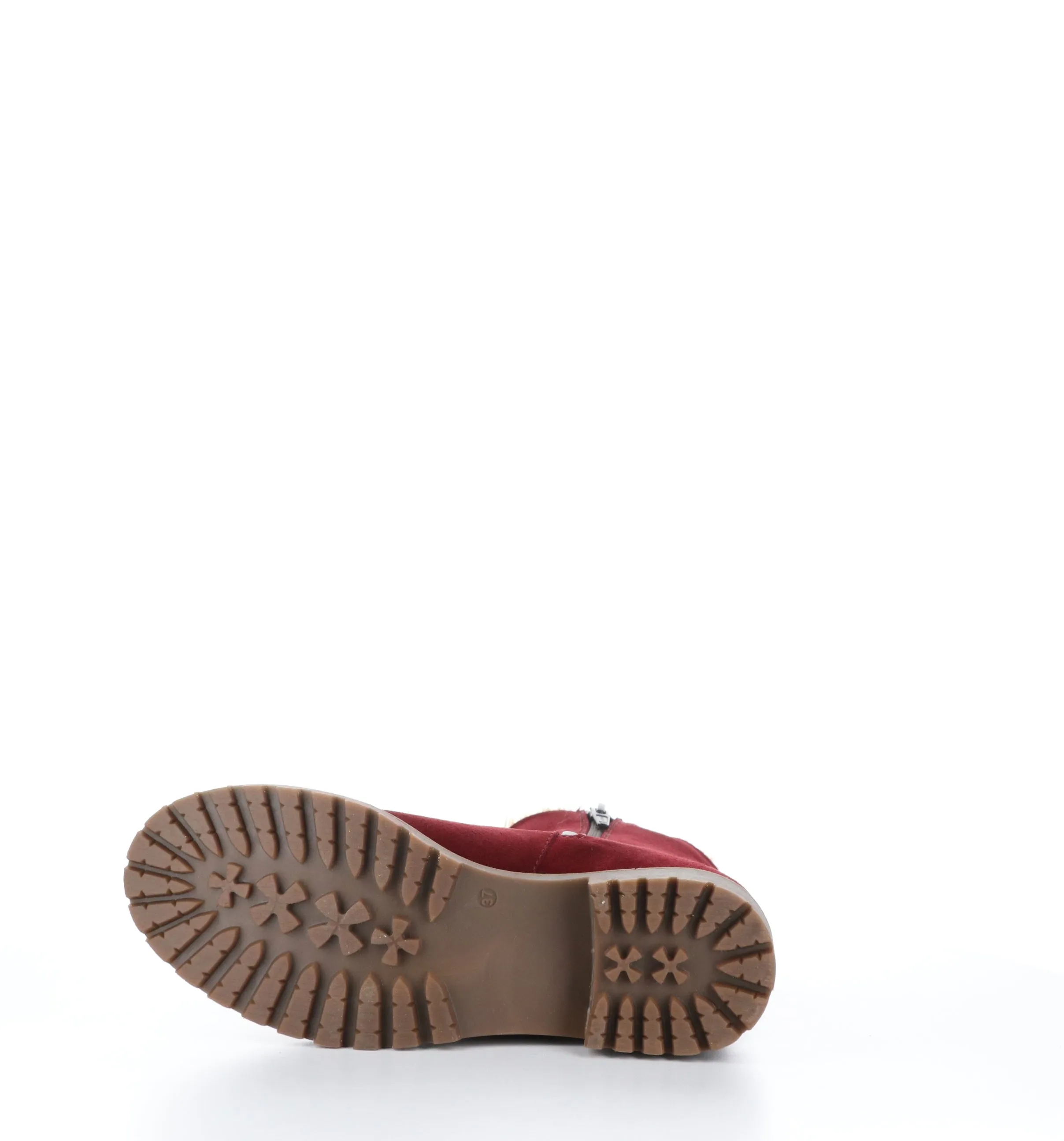 CALIB Sangria Zip Up Boots|CALIB Bottes avec Fermeture Zipp��e in Rouge