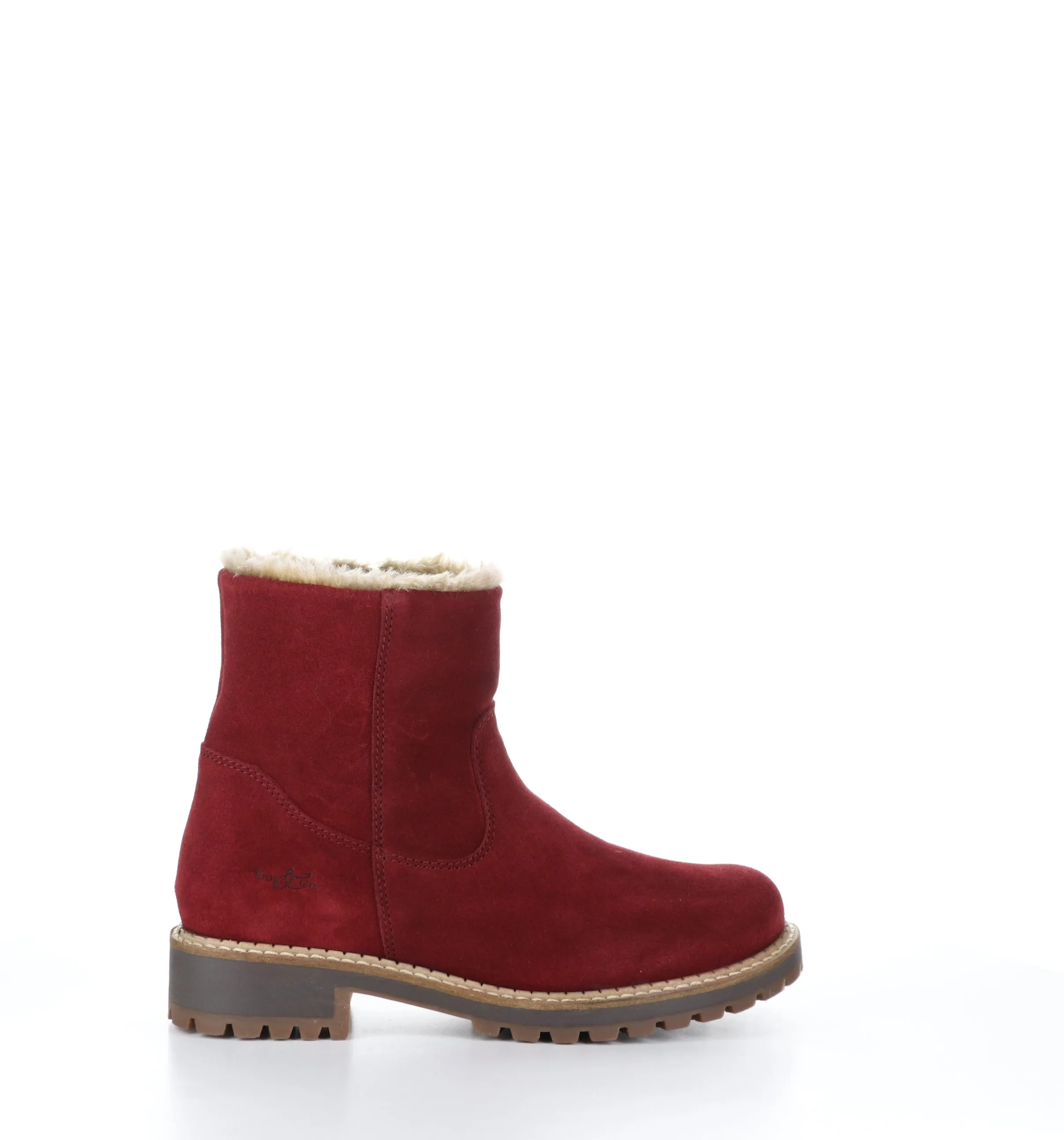 CALIB Sangria Zip Up Boots|CALIB Bottes avec Fermeture Zipp��e in Rouge
