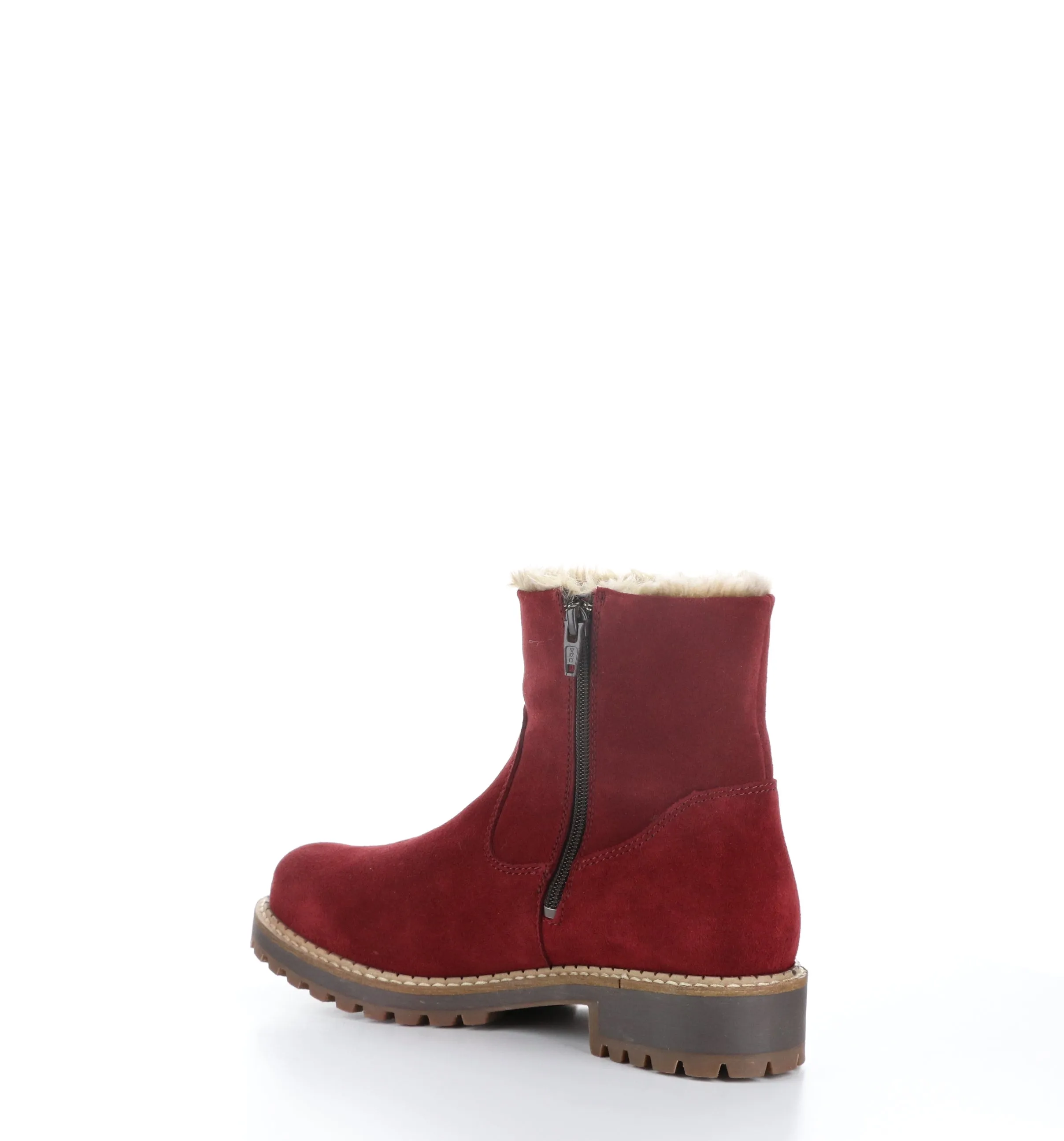 CALIB Sangria Zip Up Boots|CALIB Bottes avec Fermeture Zipp��e in Rouge
