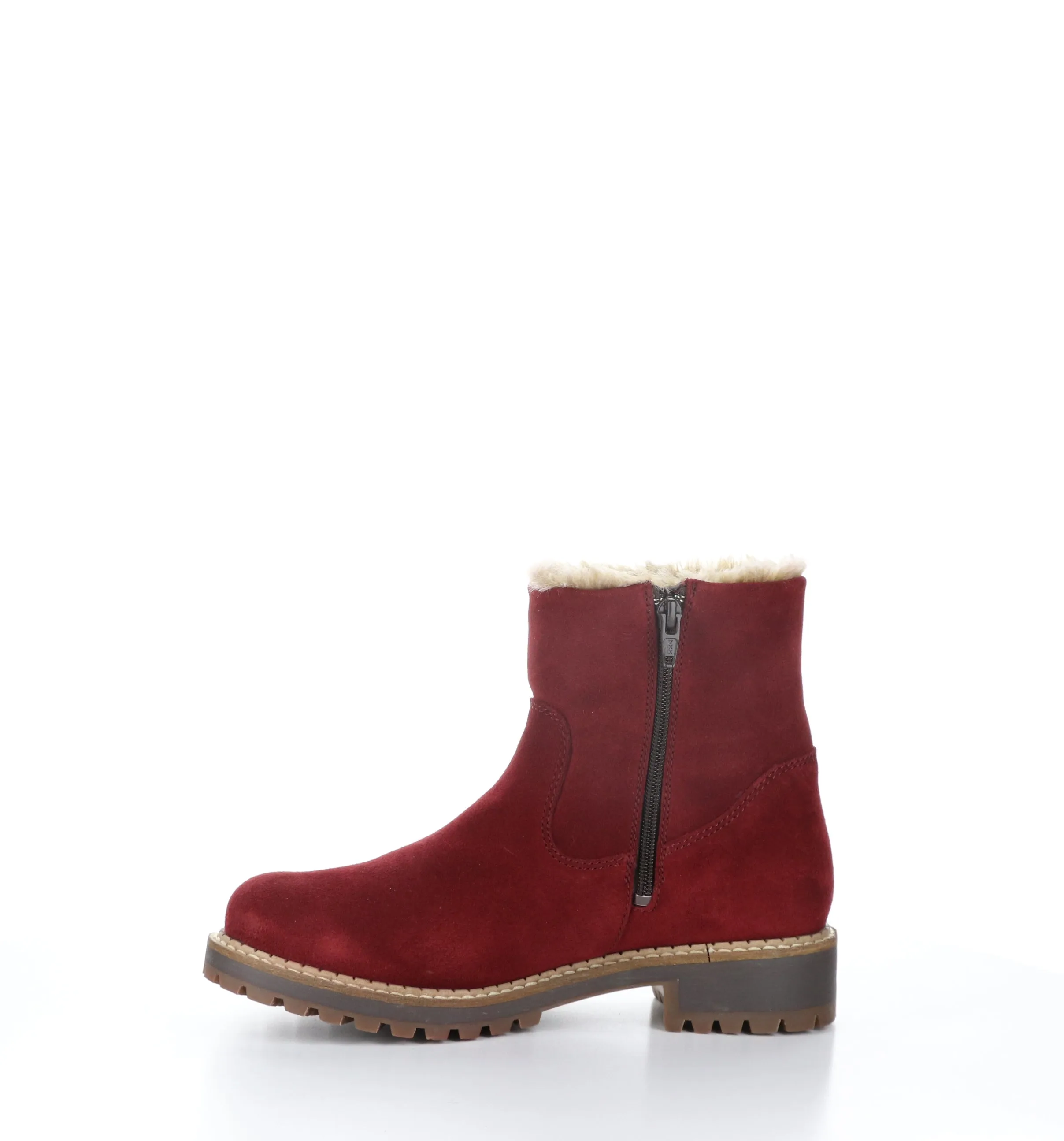 CALIB Sangria Zip Up Boots|CALIB Bottes avec Fermeture Zipp��e in Rouge