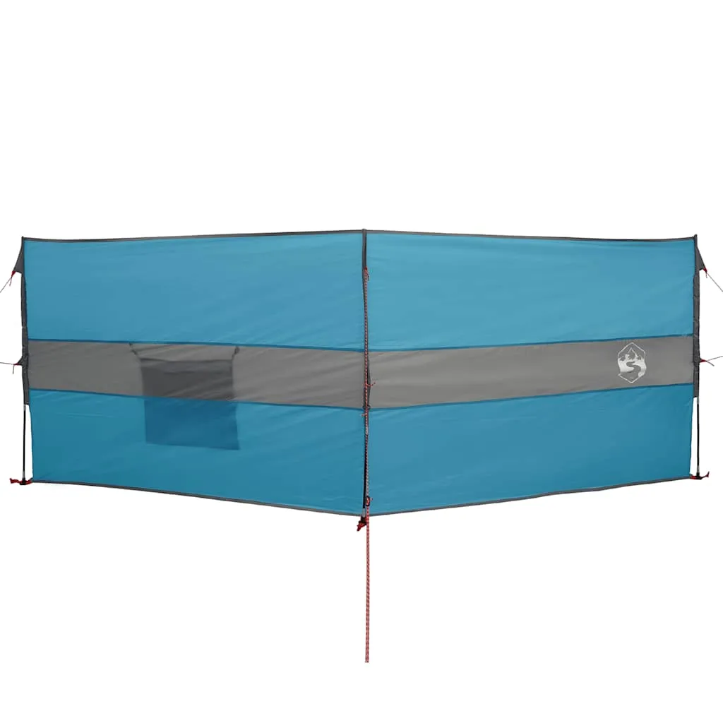 Camping Windbreak Blue 344x120 cm Waterproof