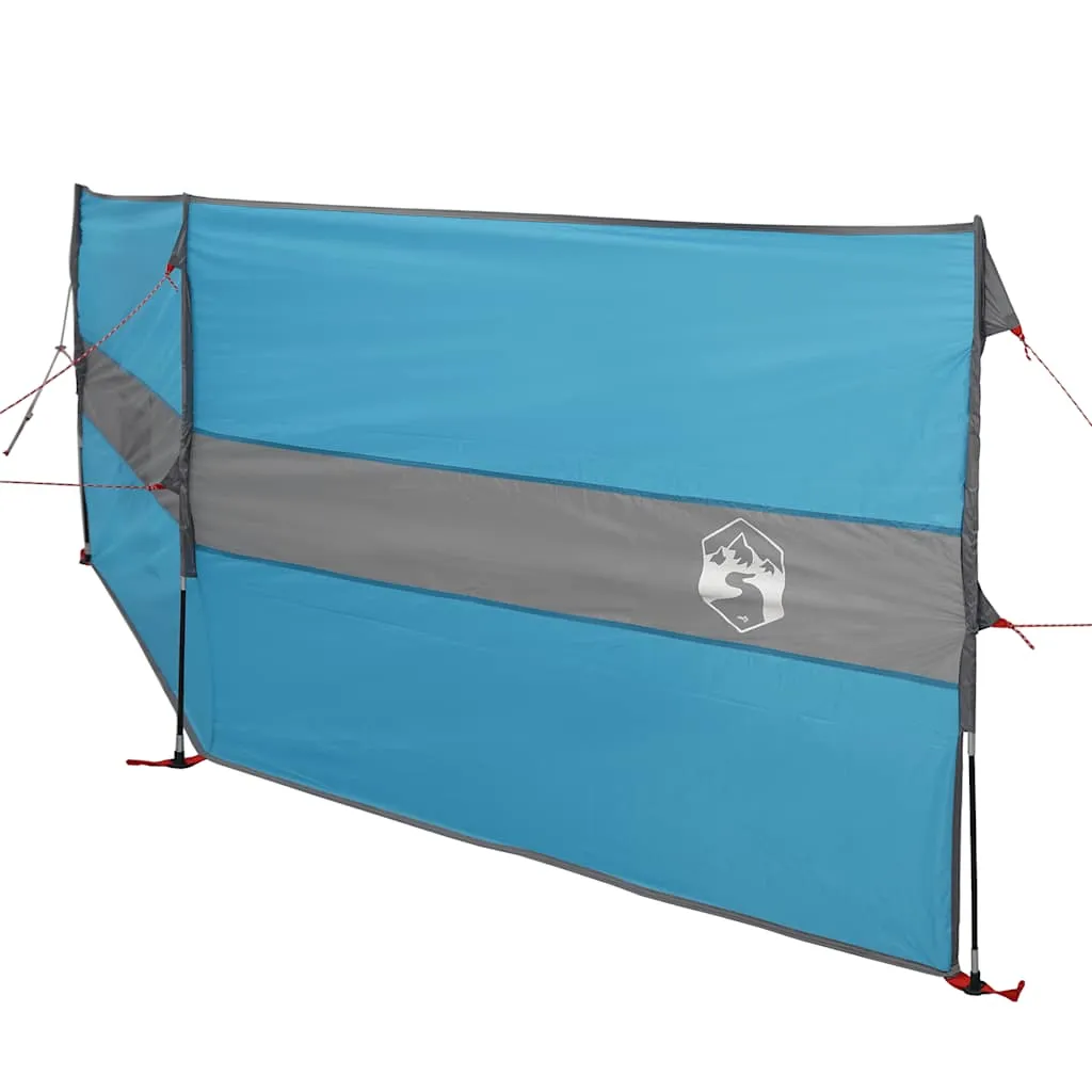 Camping Windbreak Blue 344x120 cm Waterproof