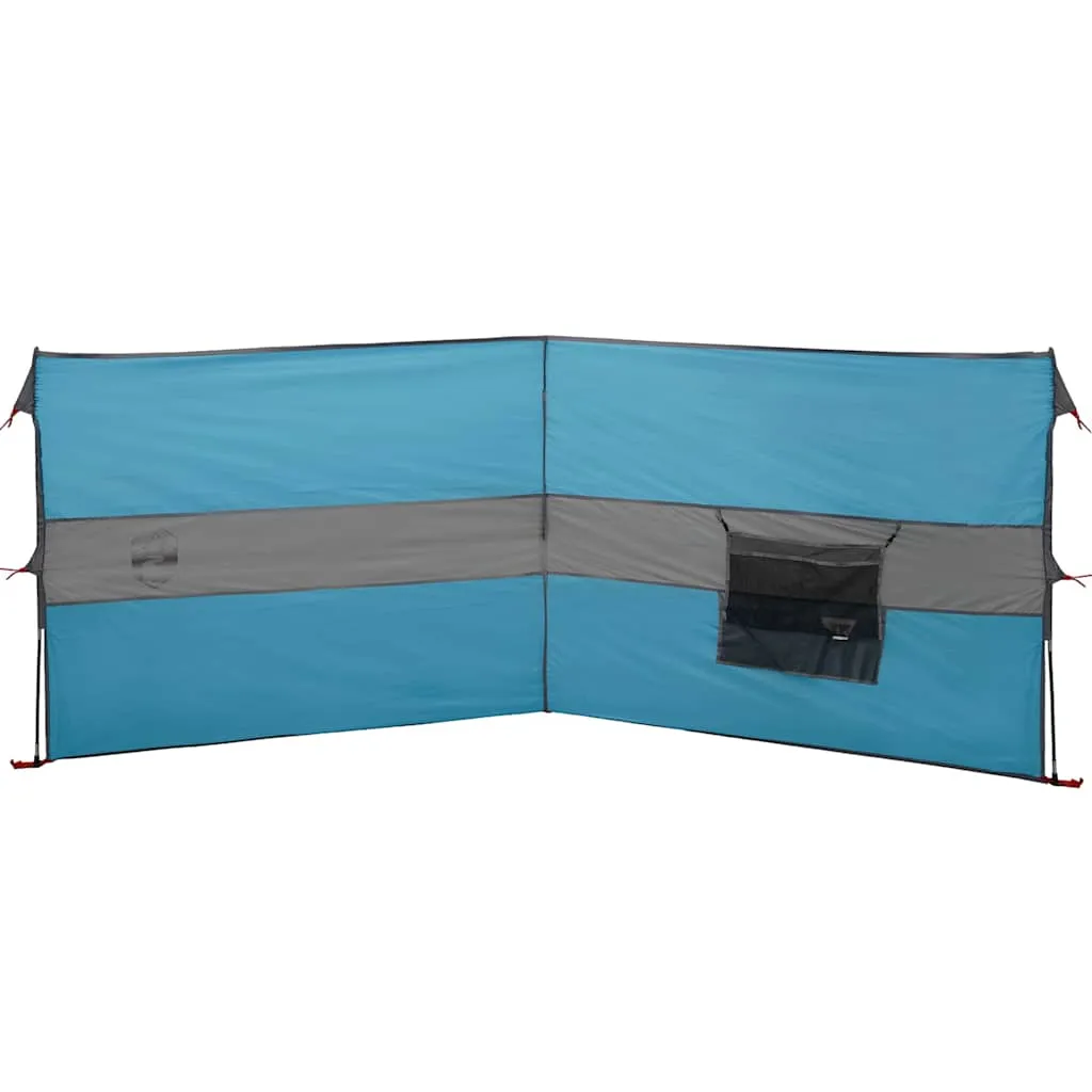 Camping Windbreak Blue 344x120 cm Waterproof