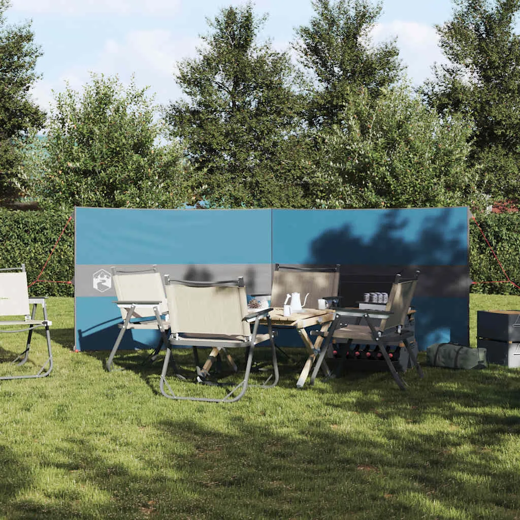 Camping Windbreak Blue 344x120 cm Waterproof