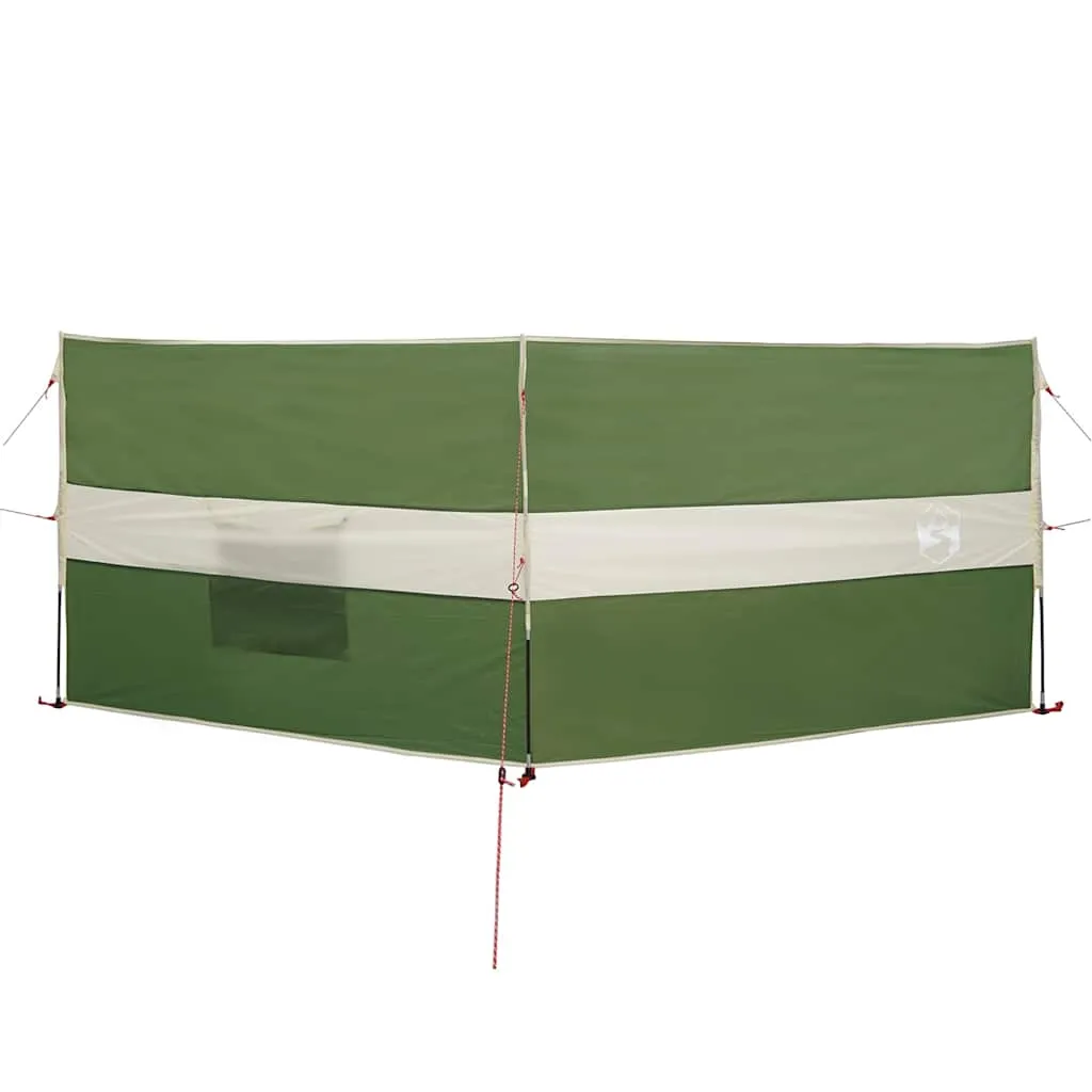 Camping Windbreak Green 344x120 cm Waterproof