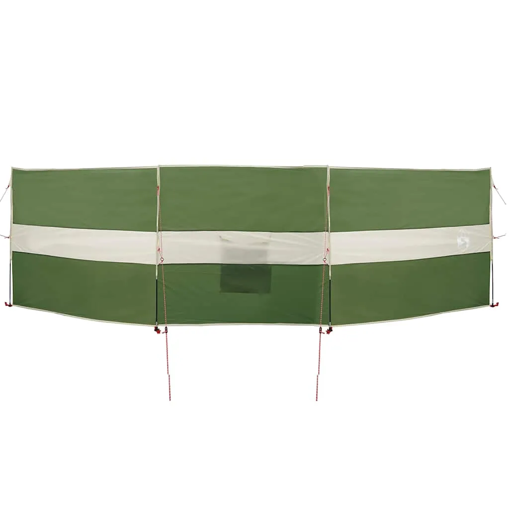 Camping Windbreak Green 490x123 cm Waterproof