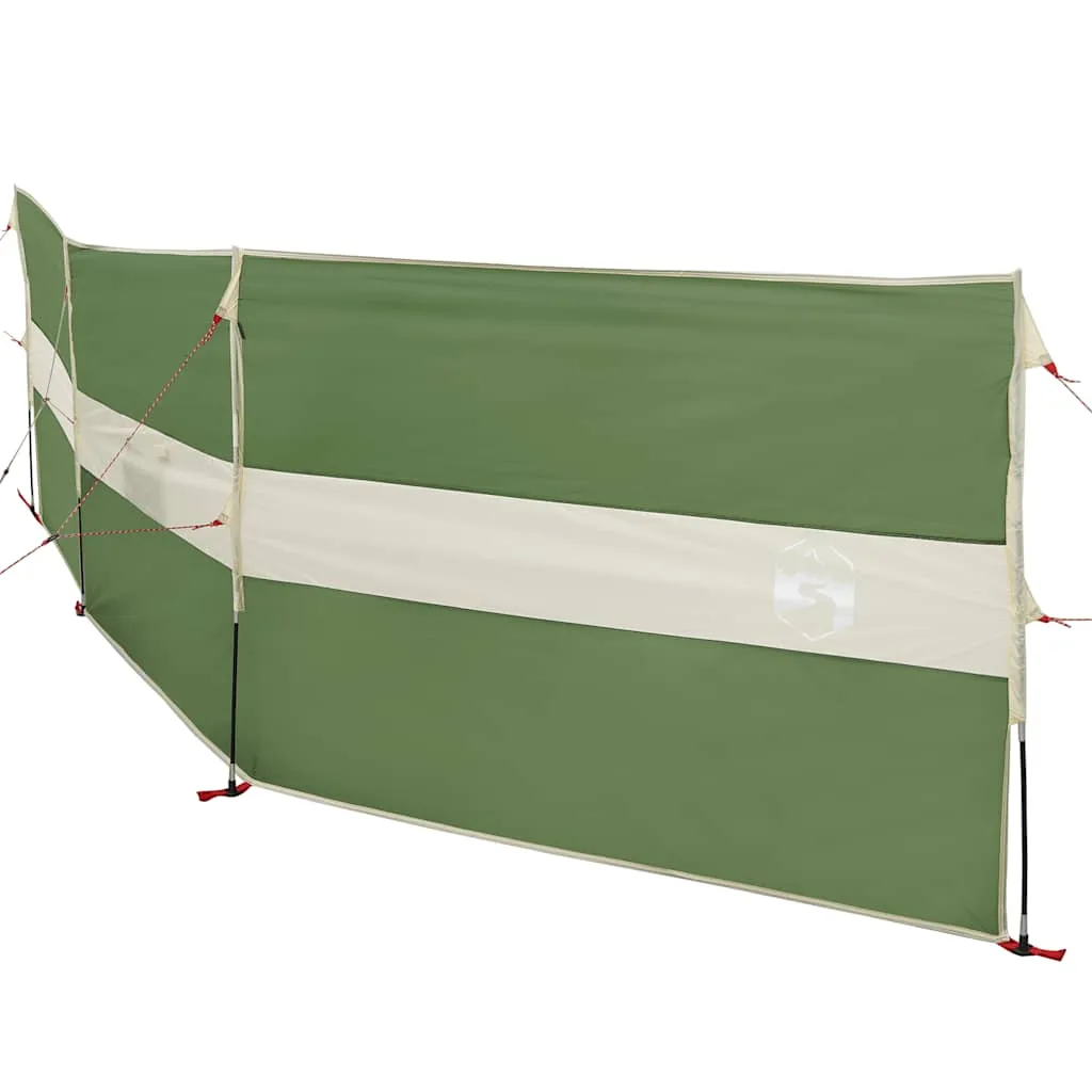 Camping Windbreak Green 490x123 cm Waterproof