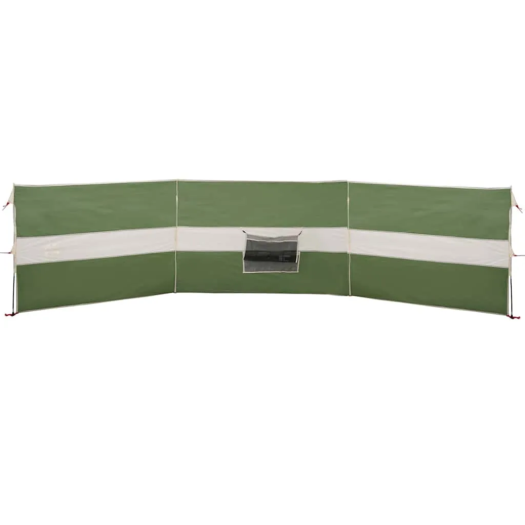 Camping Windbreak Green 490x123 cm Waterproof