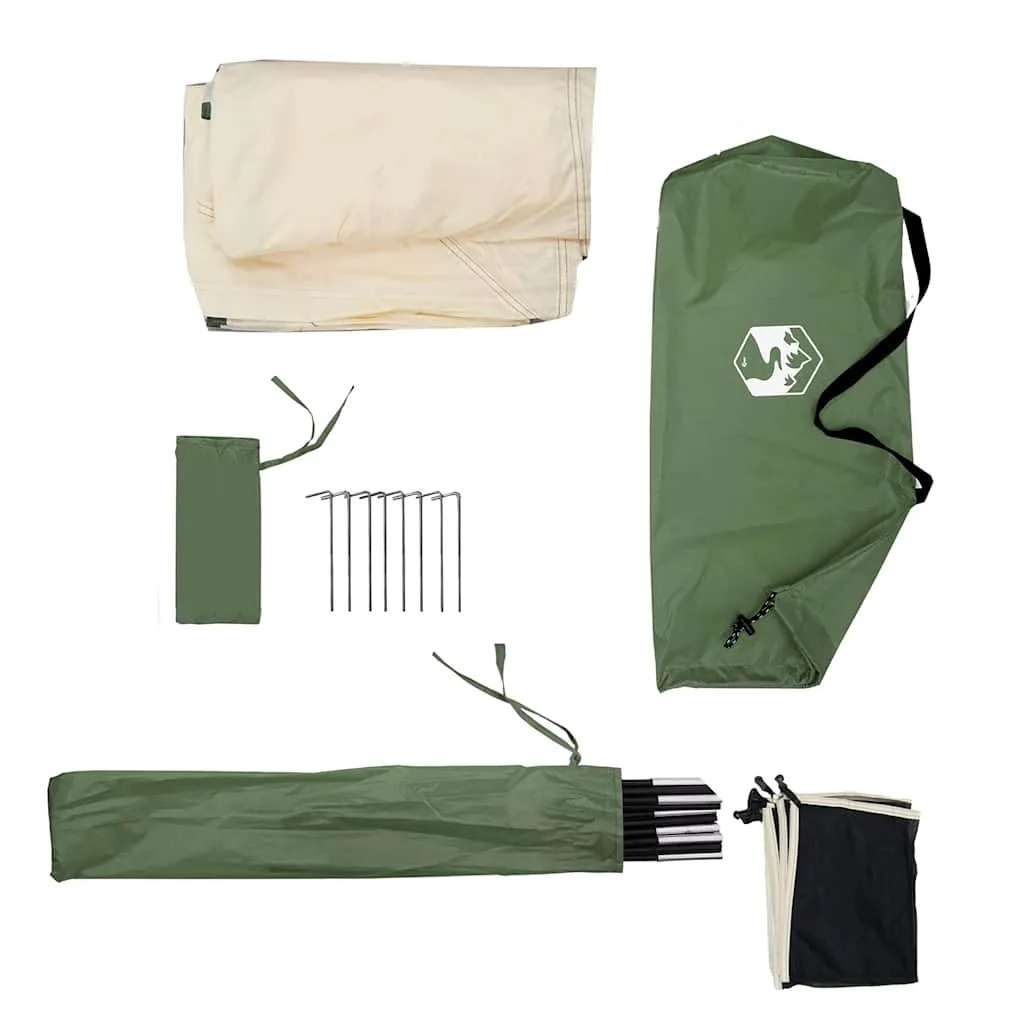 Camping Windbreak Green 508x130 cm Waterproof