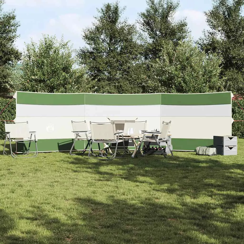 Camping Windbreak Green 508x130 cm Waterproof