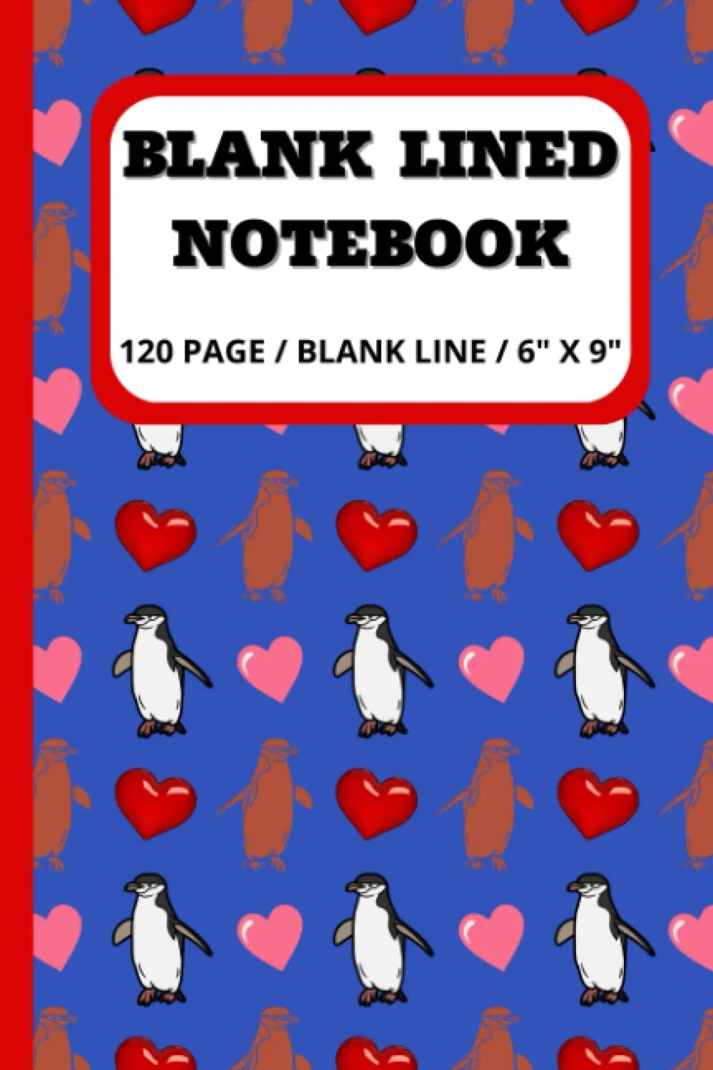 CHINSTRAP PENGUIN NOTEBOOK GIFTS: BLANK LINED JOURNAL Paperback  January 13, 2023