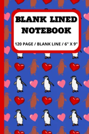 CHINSTRAP PENGUIN NOTEBOOK GIFTS: BLANK LINED JOURNAL Paperback  January 13, 2023