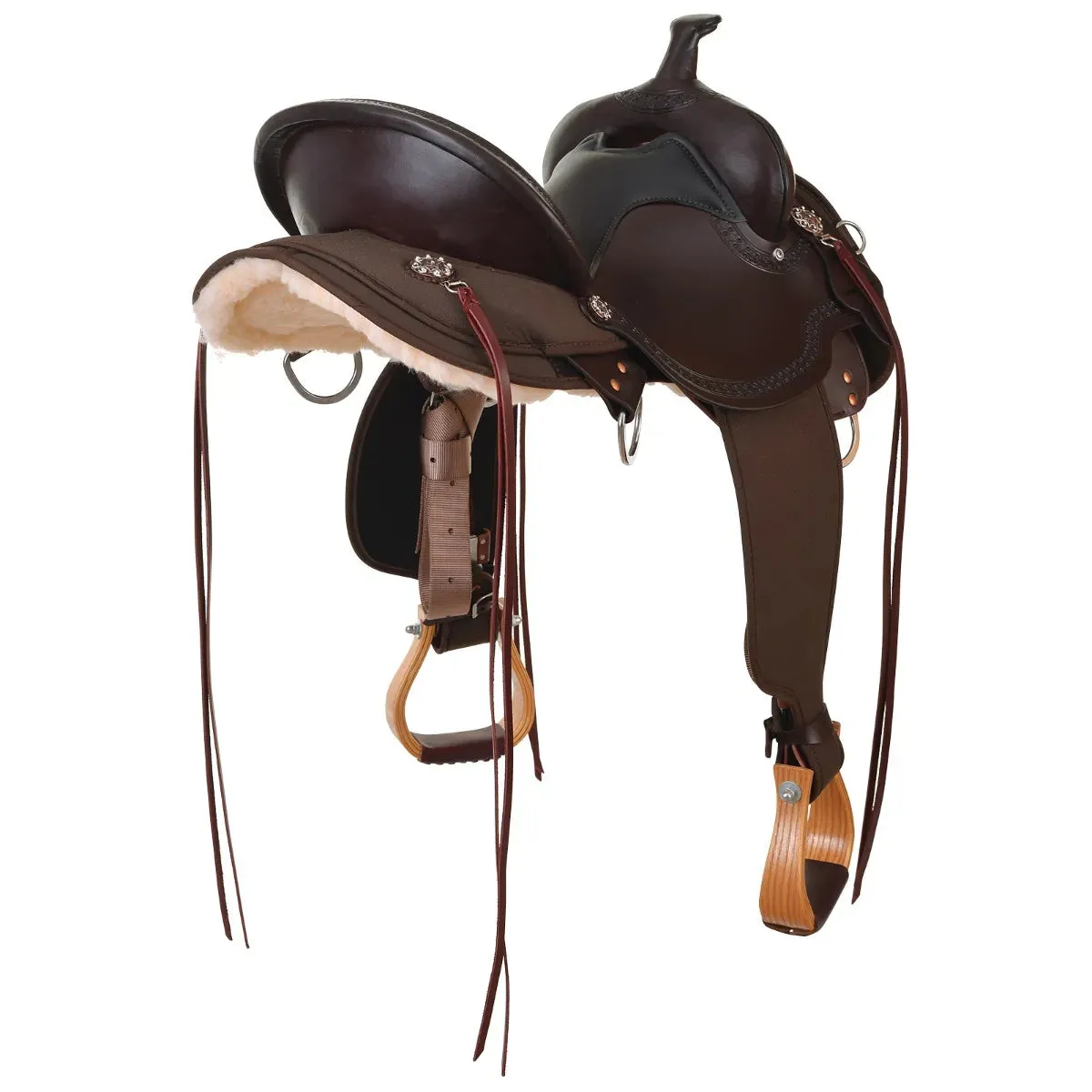 Circle Y Rosebud Cordura Flex Trail Saddle