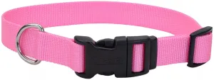 Coastal Pet Adjustable Dog Collar with Plastic Buckle Bright Pink