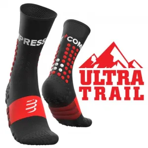 COMPRESSPORT ULTRA TRAIL SOCKS - BLACK