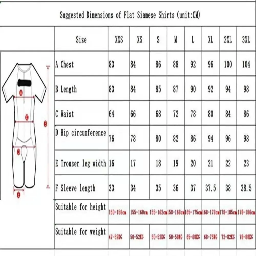 CYTSH Triathlon Women's Cycling Suit - Professional Team Short Sleeve Cycling Suit Breathable Bicycle One Piece Jumpsuit