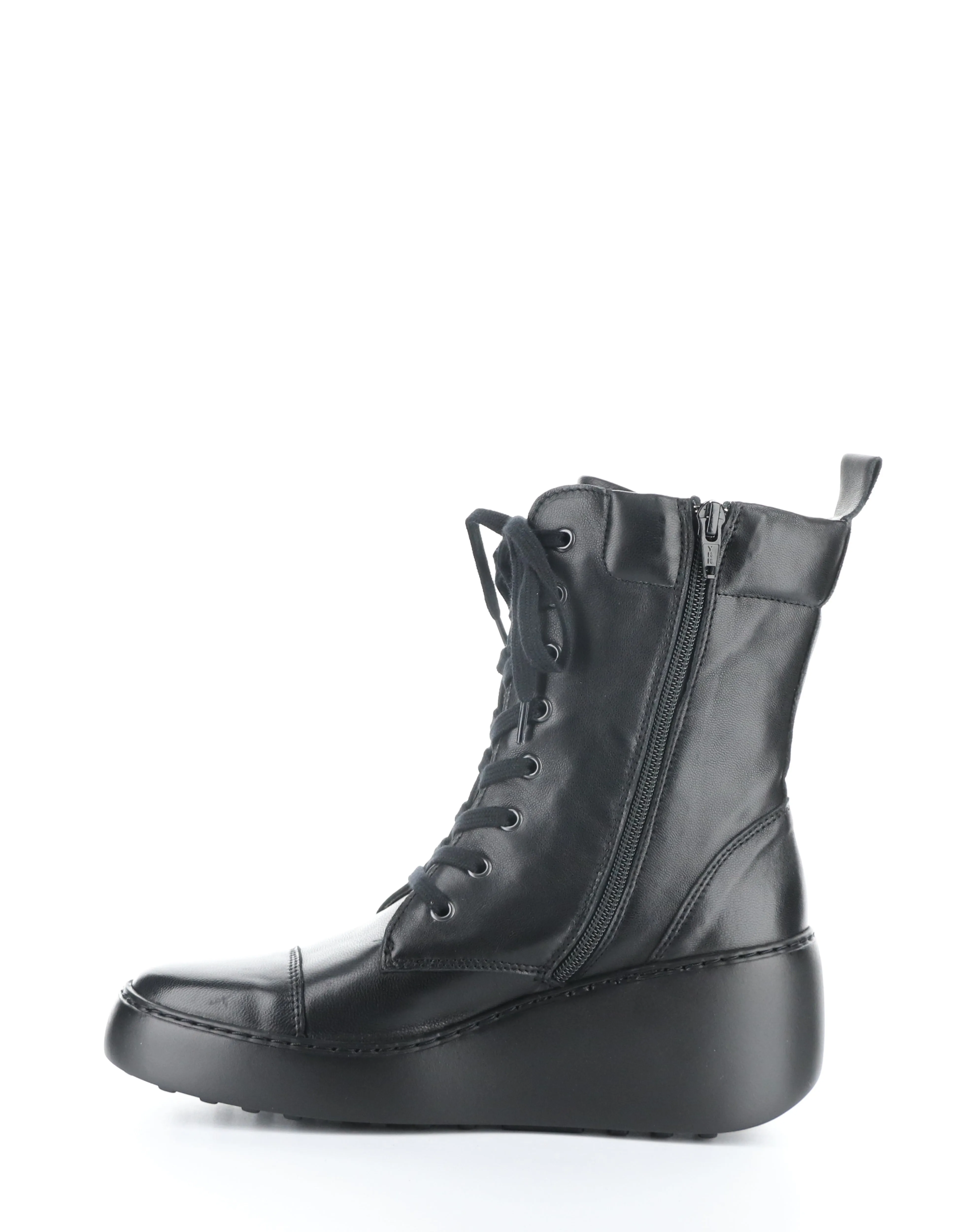 DAFF641FLY BLACK Round Toe Boots