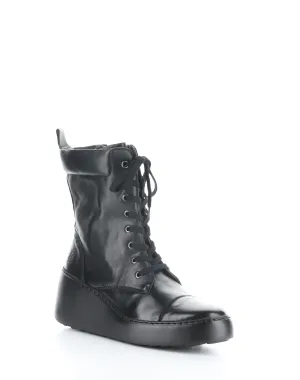 DAFF641FLY BLACK Round Toe Boots