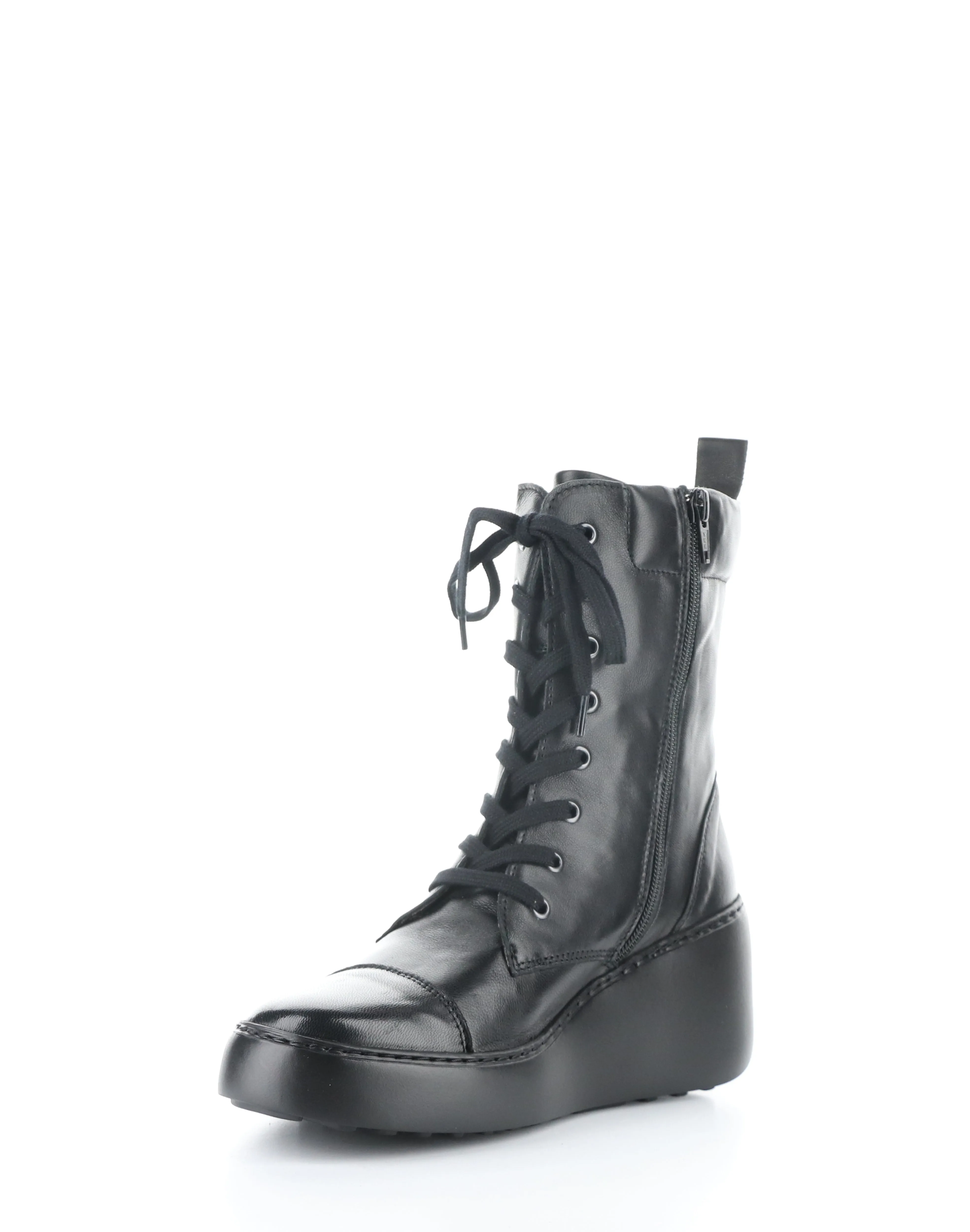 DAFF641FLY BLACK Round Toe Boots