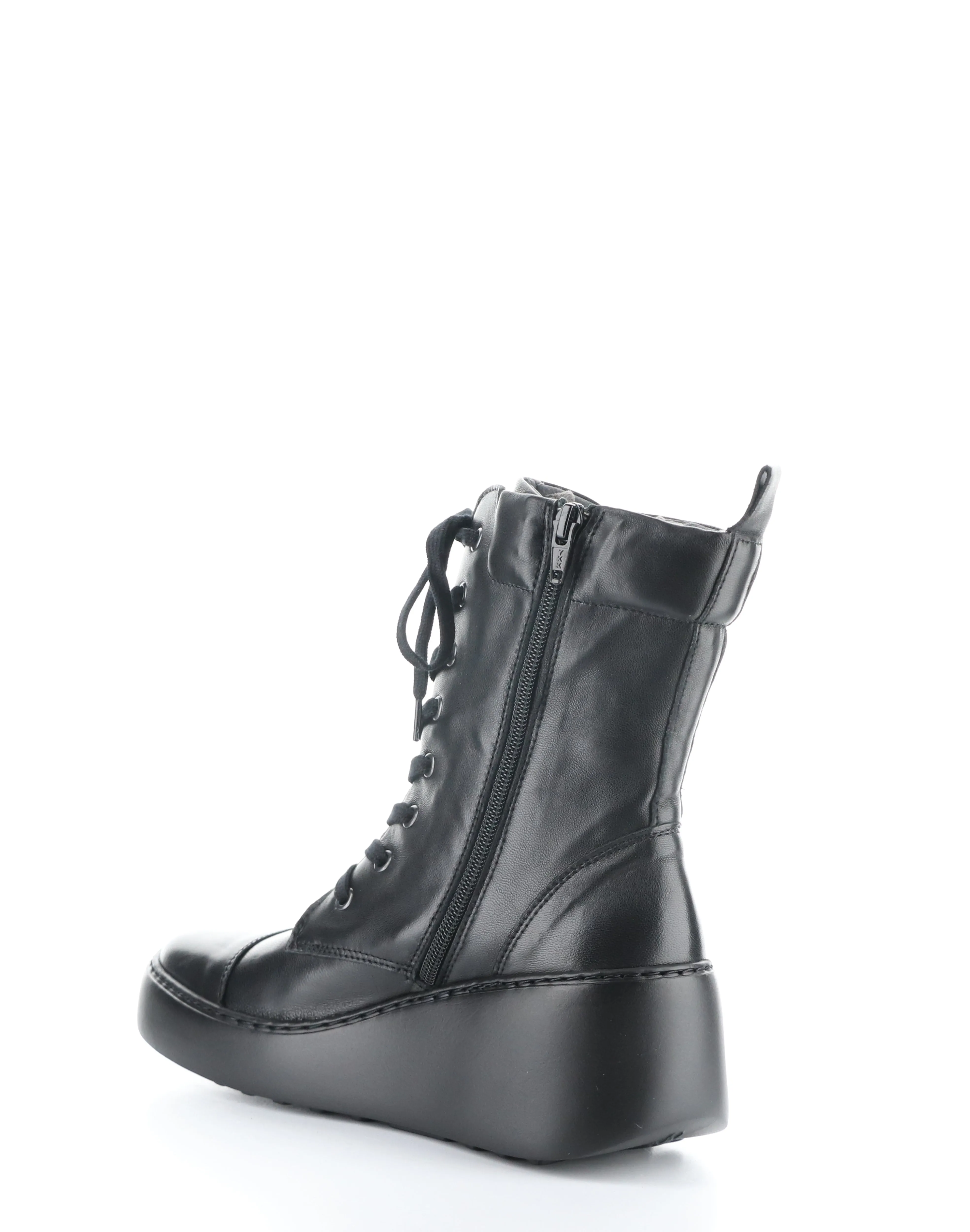 DAFF641FLY BLACK Round Toe Boots