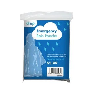 DROP DRP-080 Emergency Rain Poncho