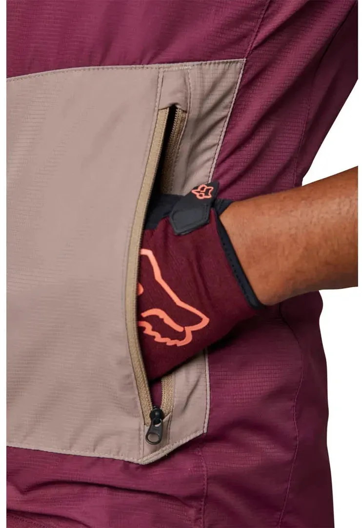 Fox WOMENS RANGER WIND VEST - Dark Maroon