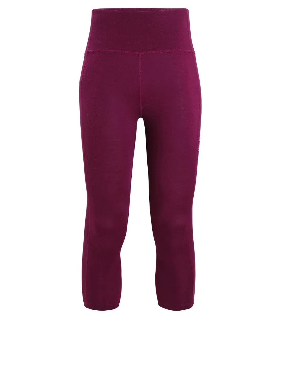 Icebreaker Fastray High Rise 3/4 Tights (Women's) Go Berry