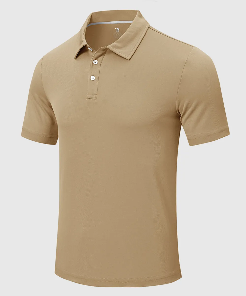 Men's Moisture Wicking Summer Casual Polo Golf Shirts