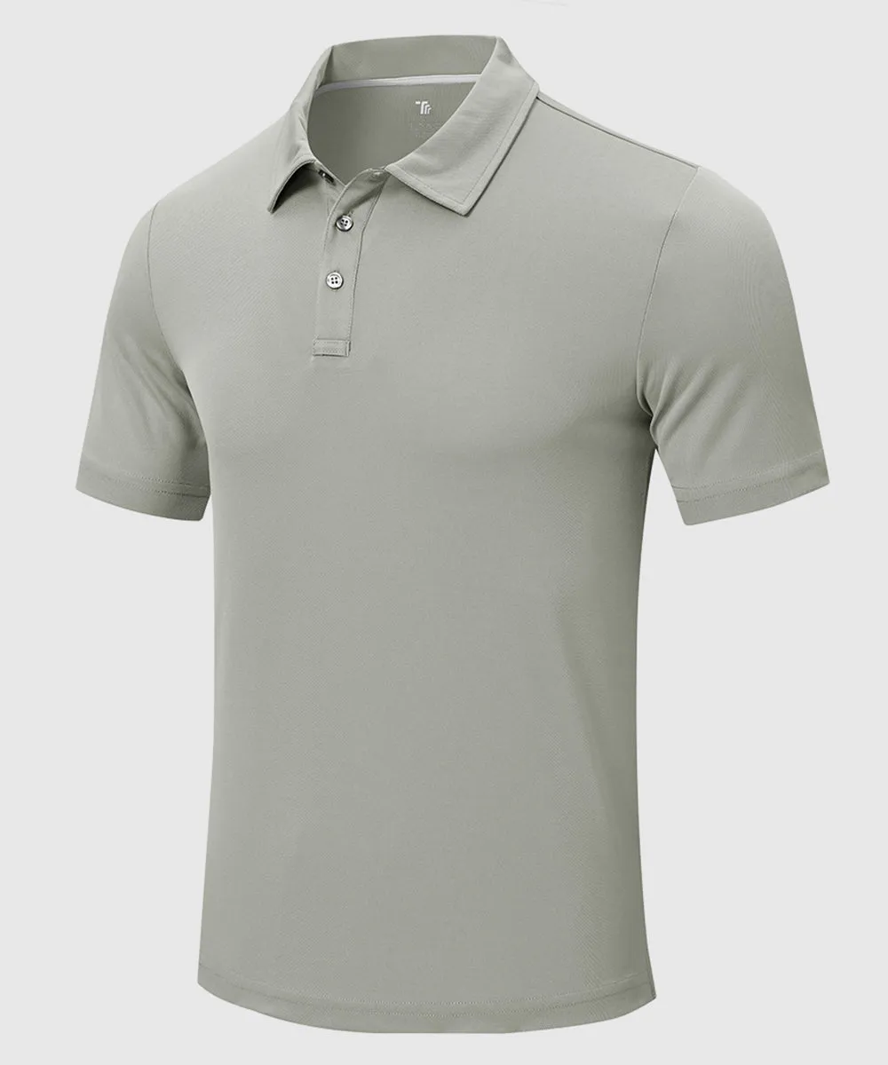 Men's Moisture Wicking Summer Casual Polo Golf Shirts