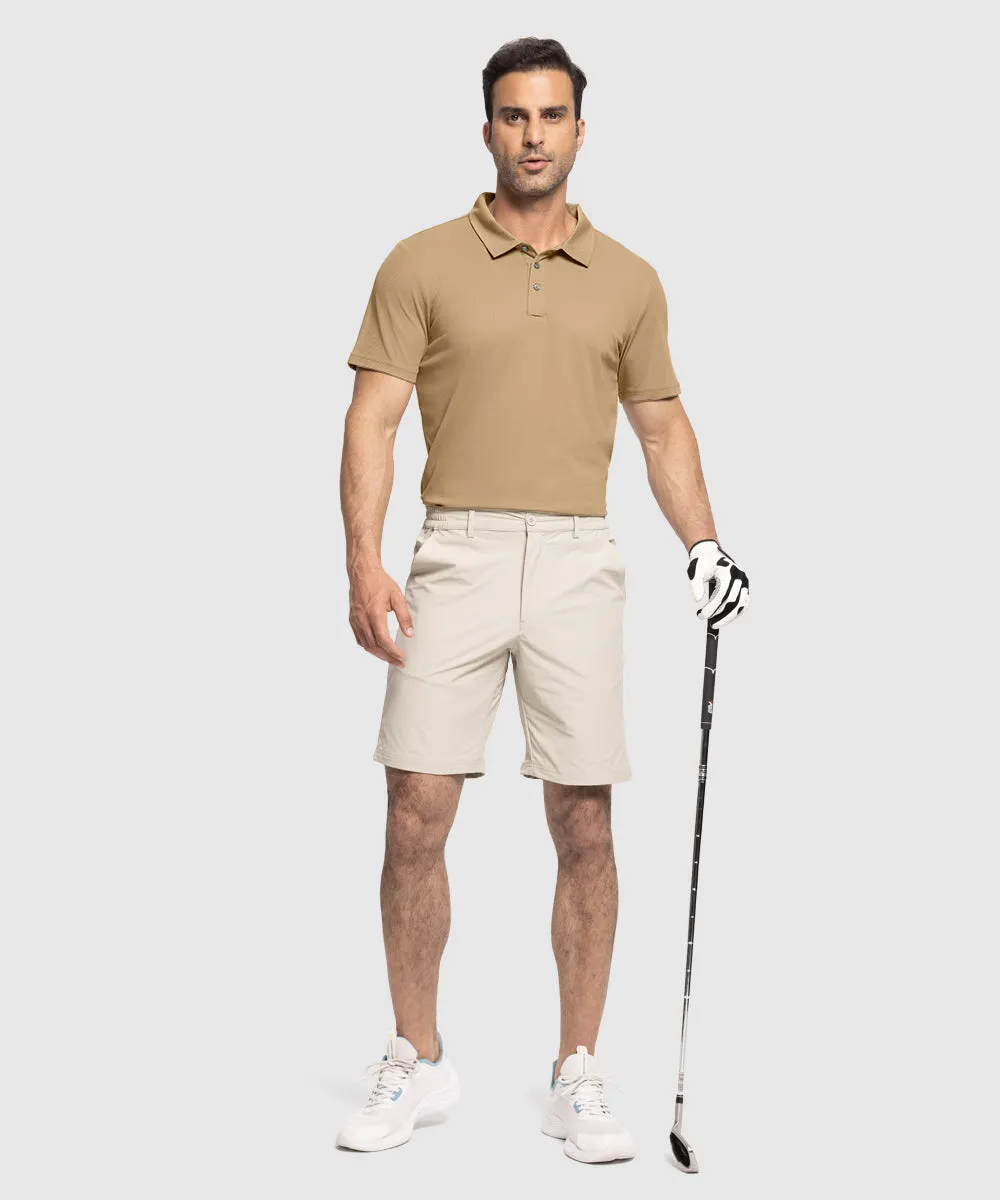 Men's Moisture Wicking Summer Casual Polo Golf Shirts