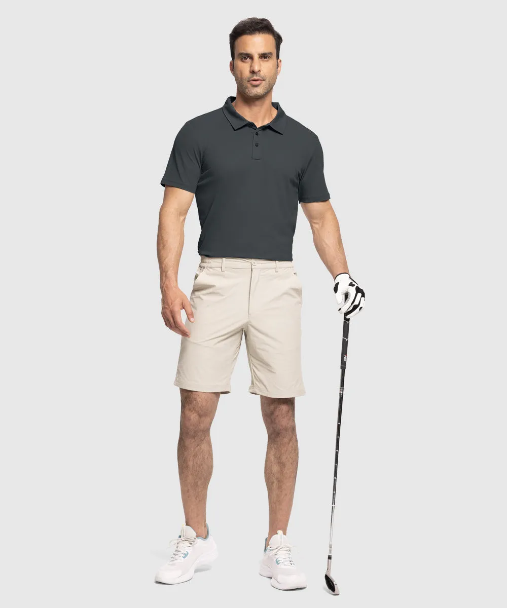 Men's Moisture Wicking Summer Casual Polo Golf Shirts