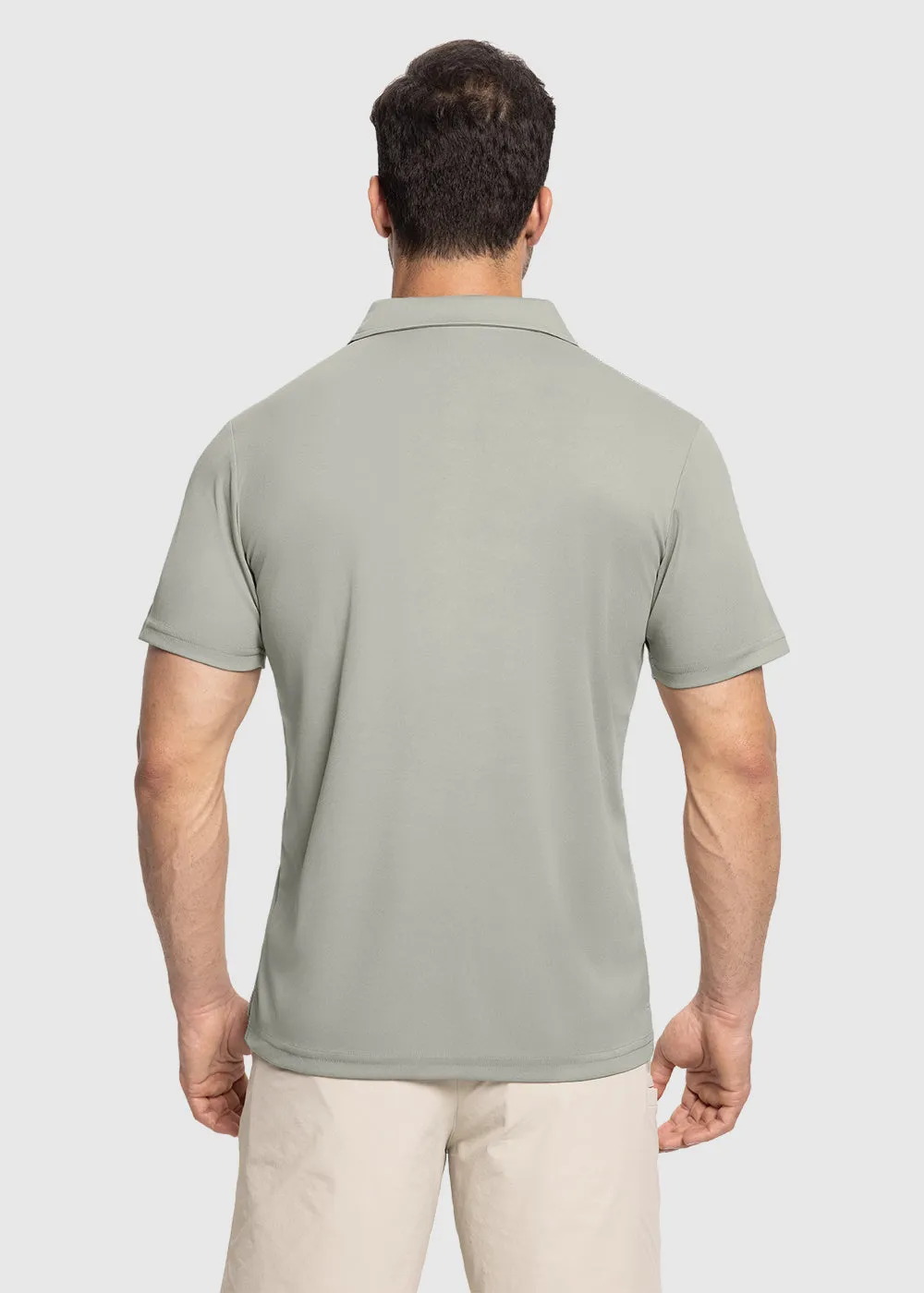 Men's Moisture Wicking Summer Casual Polo Golf Shirts