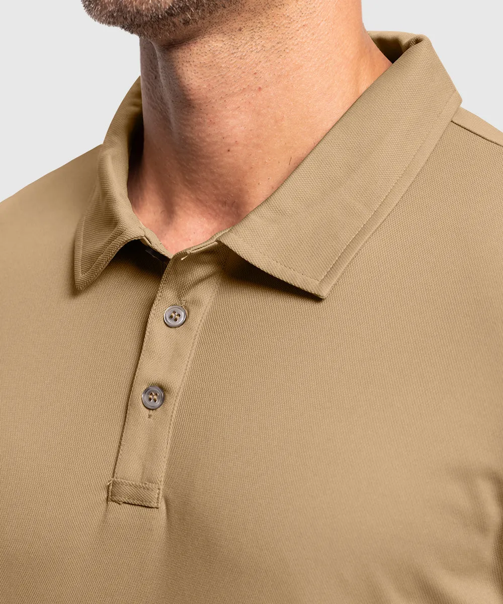 Men's Moisture Wicking Summer Casual Polo Golf Shirts