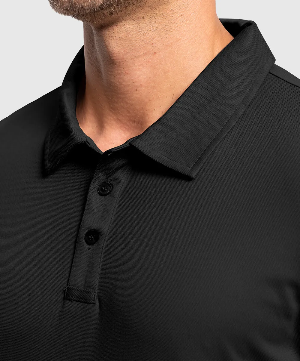 Men's Moisture Wicking Summer Casual Polo Golf Shirts