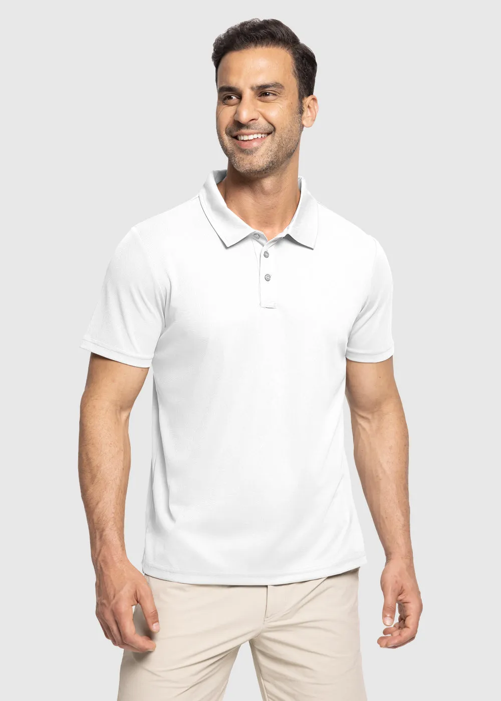 Men's Moisture Wicking Summer Casual Polo Golf Shirts
