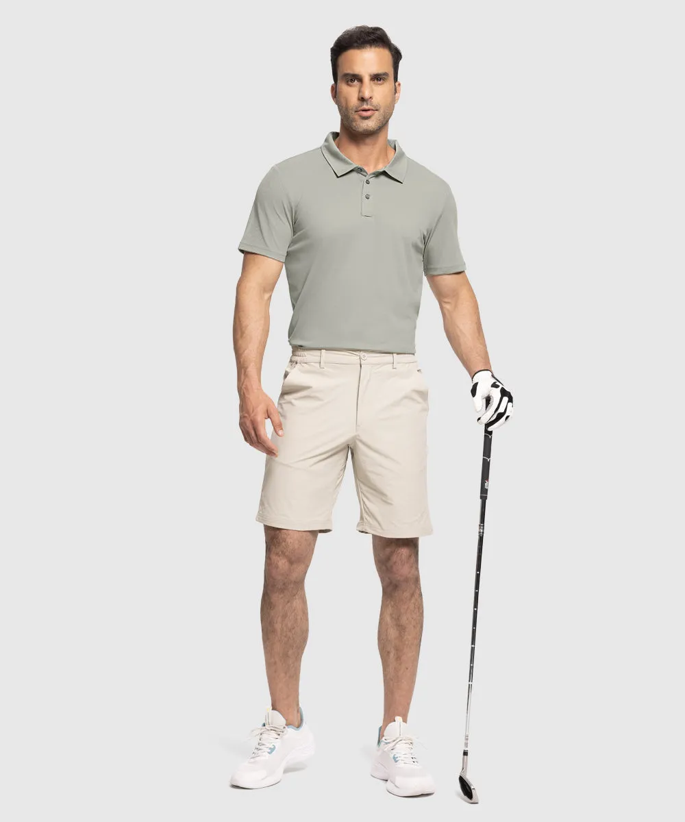 Men's Moisture Wicking Summer Casual Polo Golf Shirts