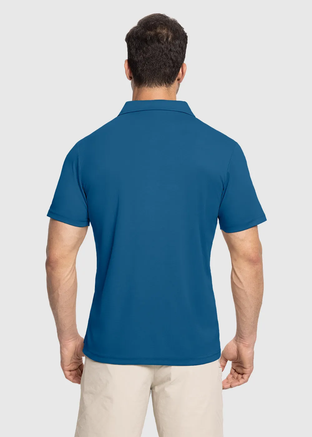 Men's Moisture Wicking Summer Casual Polo Golf Shirts